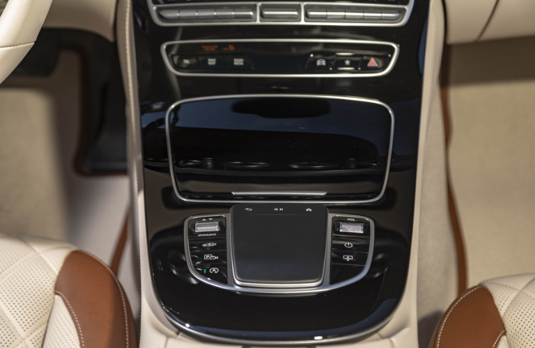 Infotainment system of the 2021 Mercedes-Benz E-Class 