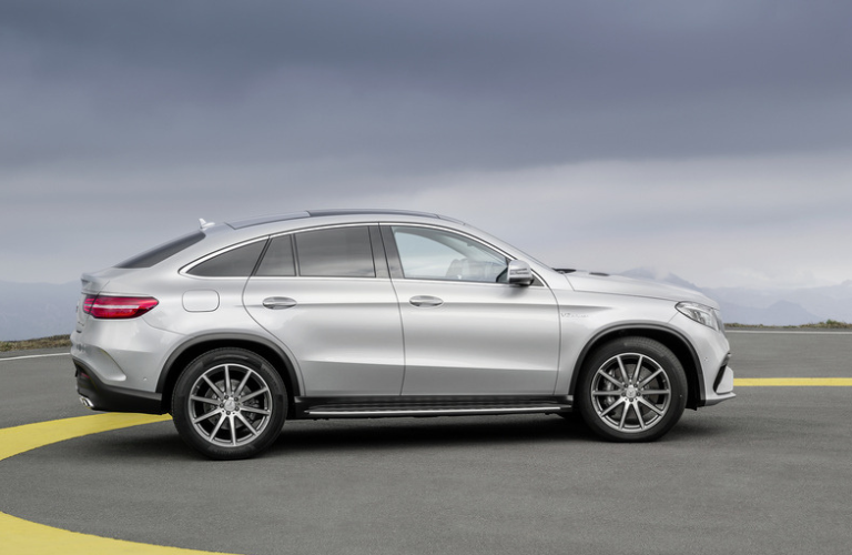 Side view of the 2016 Mercedes-AMG GLE63 S Coupe