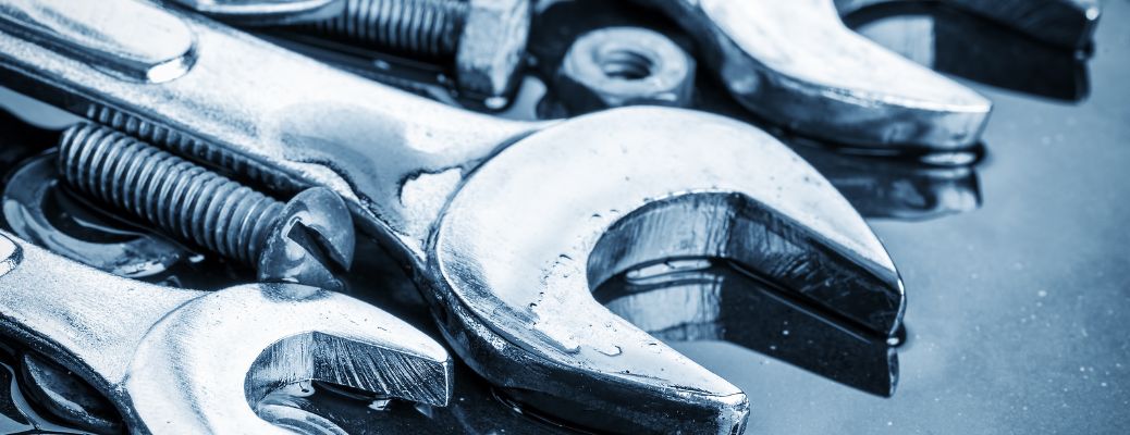 image of spanners and screws