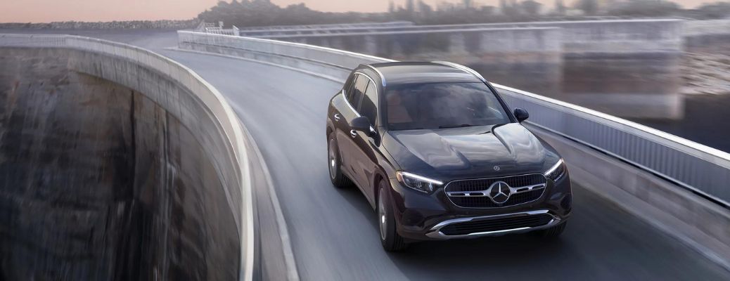 What are the Optional Driver Assistance Package Features of the 2025 Mercedes-Benz GLC SUV?