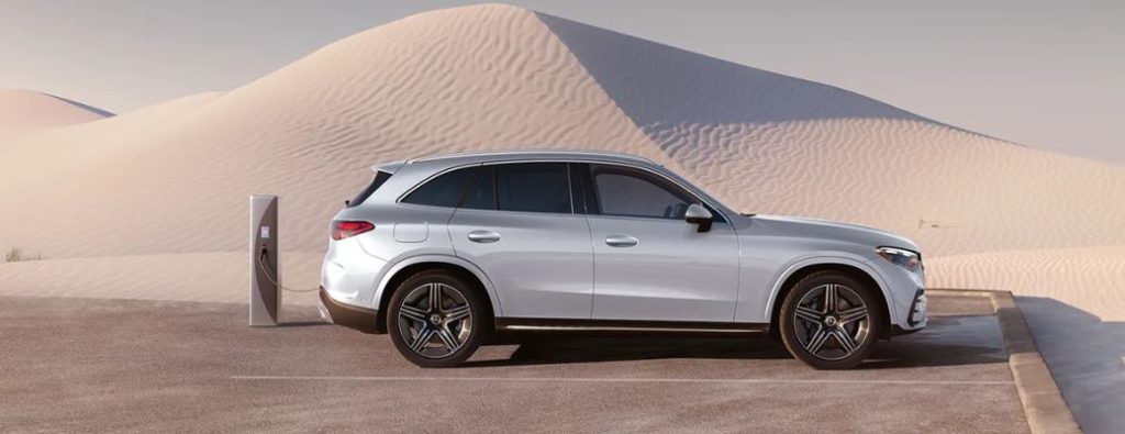 Mercedes-Benz GLC Plug-in Hybrid SUV exterior side view