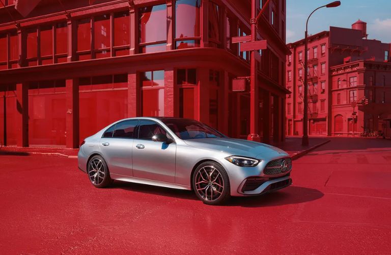 2025 Mercedes-Benz C-Class Sedan exterior side view exterior rear view