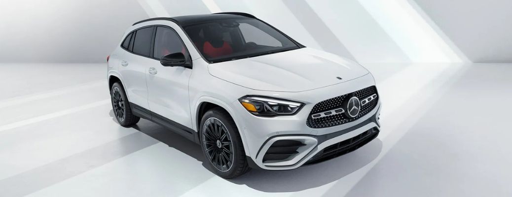 diagonal front view image of the 2025 Mercedes-Benz GLA