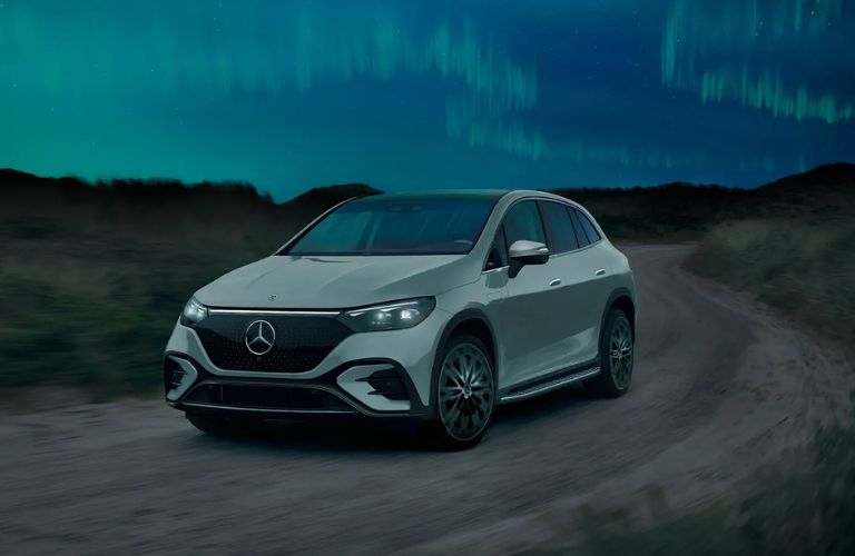 Mercedes-Benz EQE 350+ SUV exterior front side view