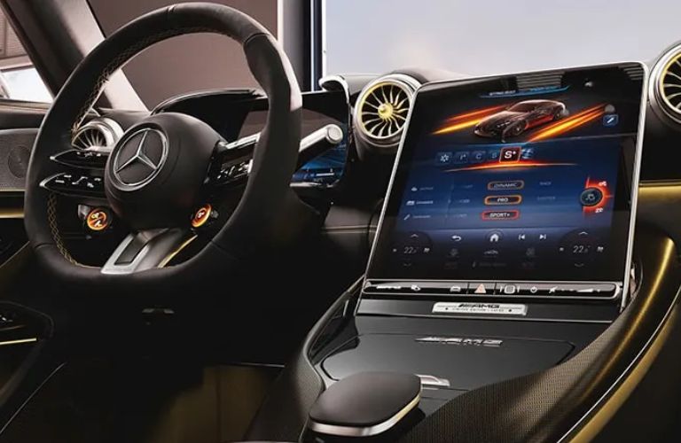 dashboard view of the 2026 Mercedes-AMG GT 63 APXGP Edition