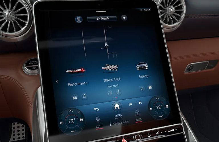 2025 Mercedes-Benz AMG® GT 63 PERFORMANCE Coupe touchscreen display