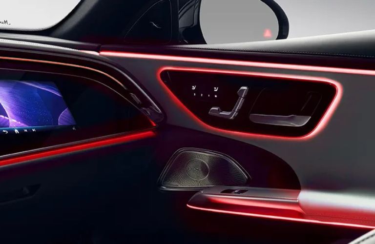 Mercedes-Benz E-Class All Terrain red ambient lighting