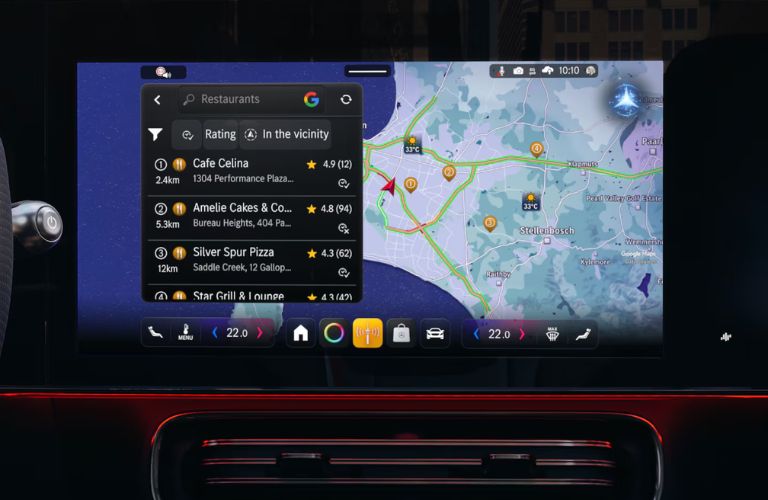2026 Mercedes-Benz CLA infotainment display