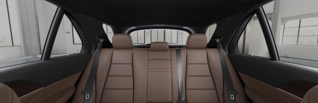 2026 Mercedes-Benz GLE 350 SUV interior in Bahia Brown and Black MB-Tex