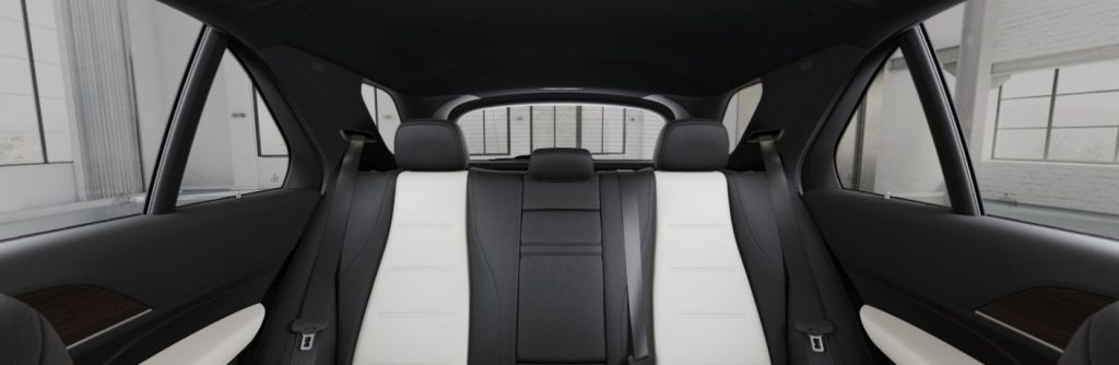 2026 Mercedes-Benz GLE 350 SUV interior in White and Black