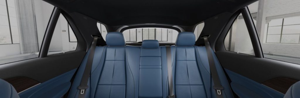 2026 Mercedes-Benz GLE 350 SUV interior in Yacht Blue