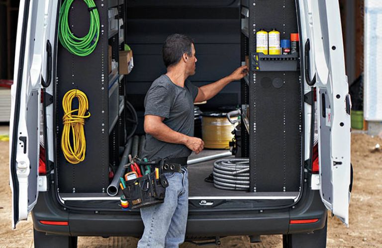 Mercedes-Benz Sprinter Cargo Van rear cargo area