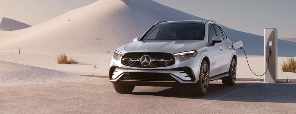 representative image of a Mercedes-Benz Plug-In Hybrid being charged