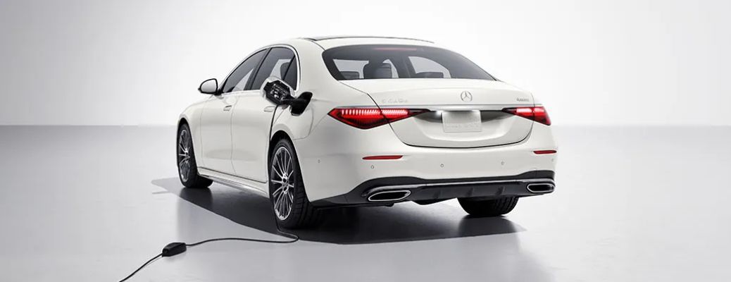 representative image of a Mercedes-Benz Plug-In Hybrid being charged
