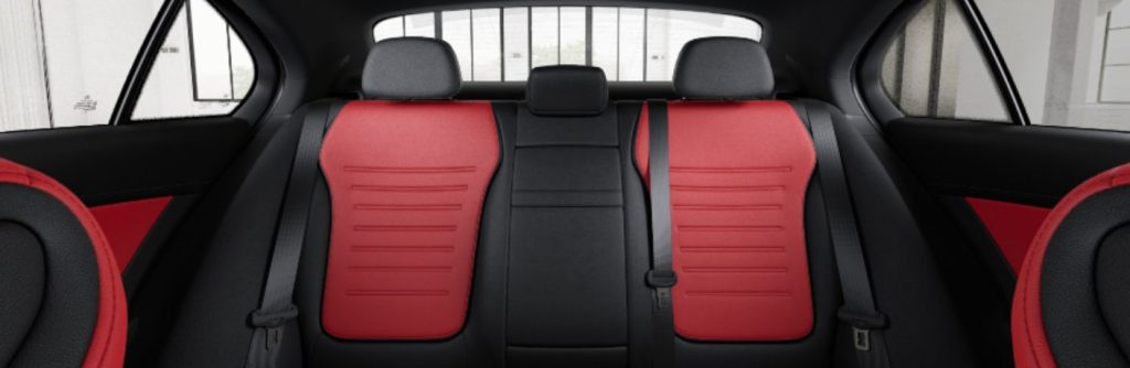 2025 Mercedes-Benz C 300 Sedan Power Red/Black leather