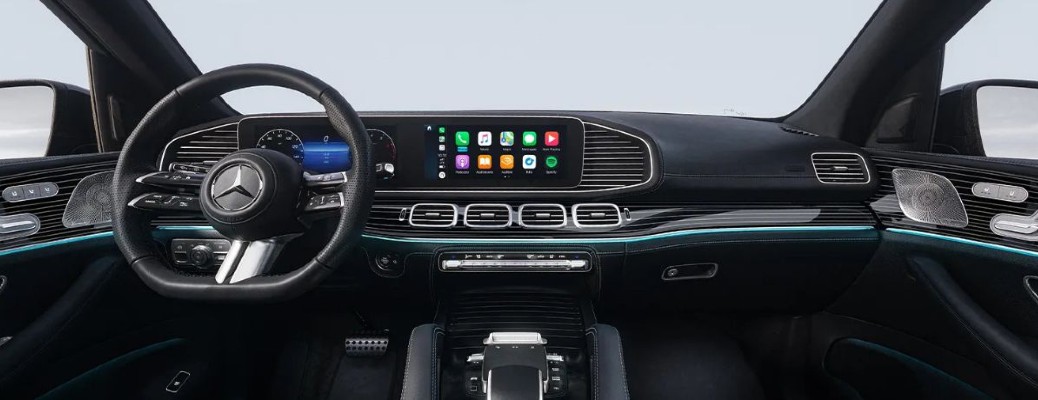2026 Mercedes-Benz GLE steering wheel and dashboard
