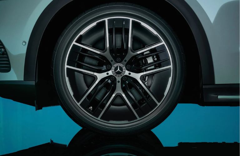 2026 Mercedes-Benz EQE SUV wheel and tire close up