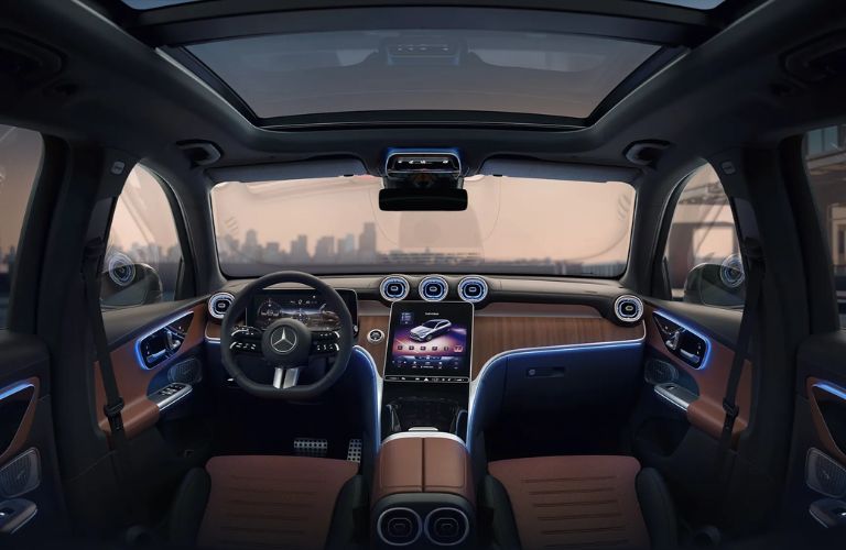 dashboard view of the 2026 Mercedes-Benz GLC Electric SUV