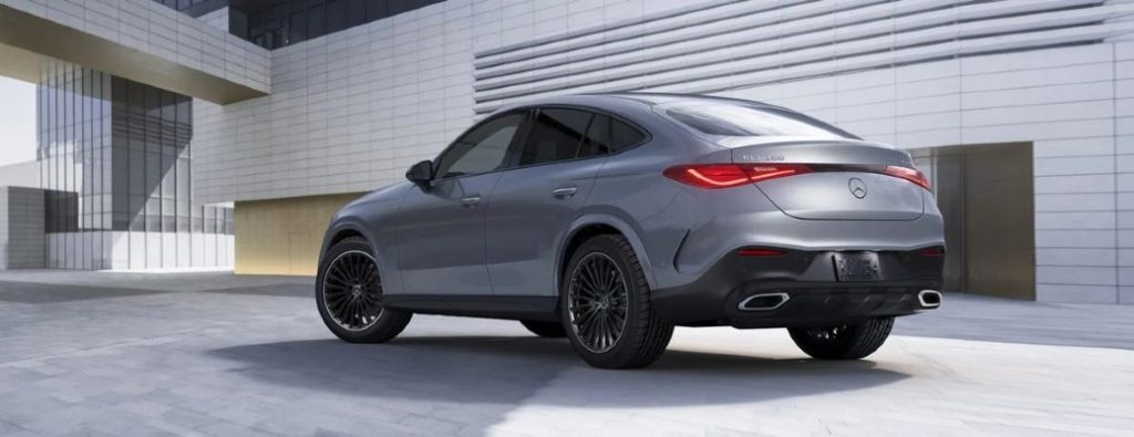 Mercedes-Benz GLC Coupe rear and side angle