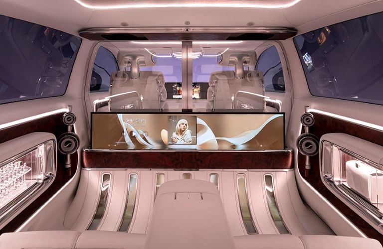 Mercedes-Benz concept car rear seats