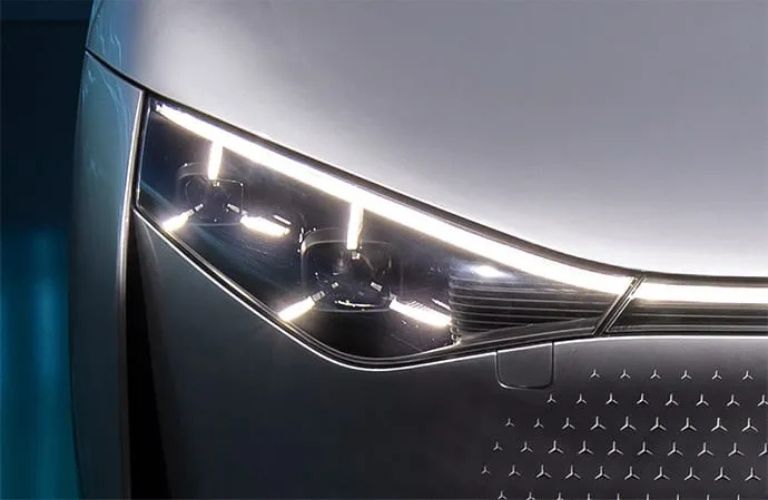 Mercedes-Benz Vision EQXX concept car headlight