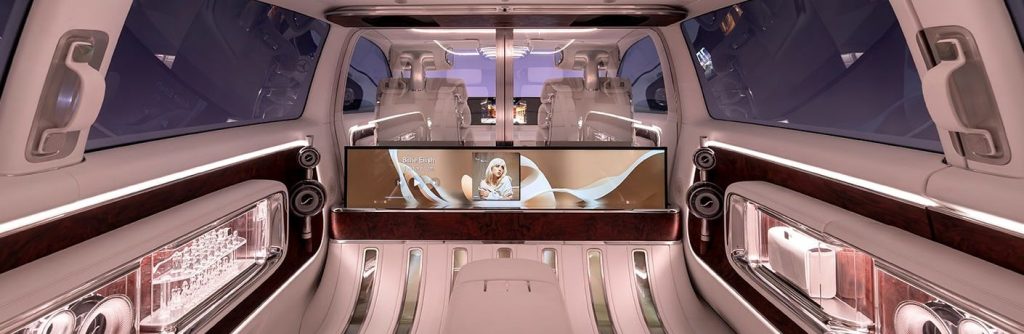 Mercedes-Benz Vision V concept car rear seats