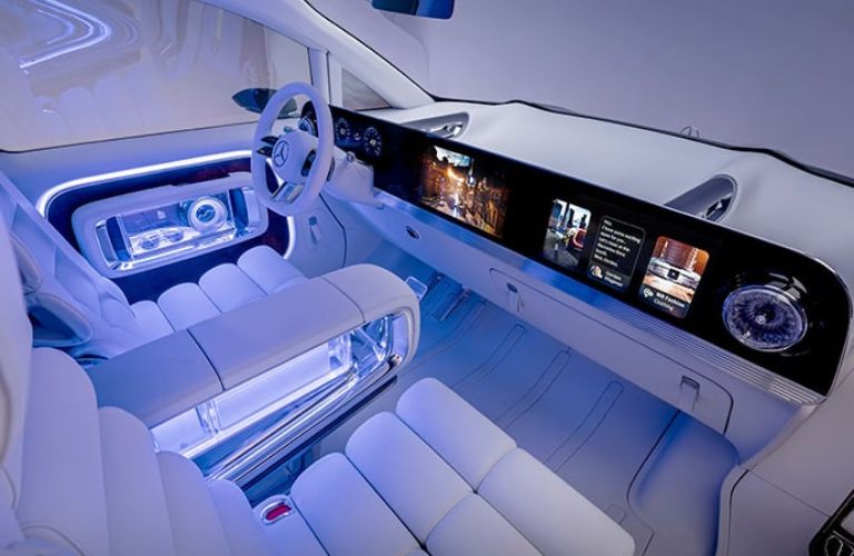 Mercedes-Benz Vision V concept car front seats