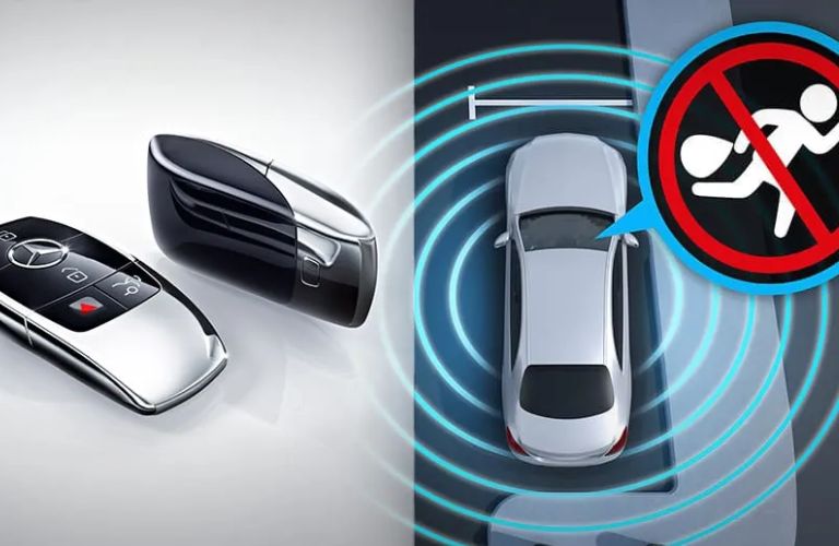 Antitheft Alarm System with Remote Panic feature in the 2026 Mercedes-Benz GLS 450 4MATIC® SUV