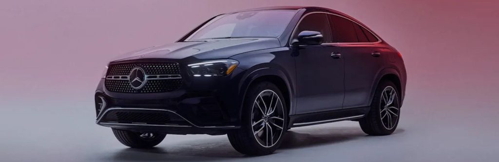 2026 Mercedes-Benz GLE Coupe front and side angle