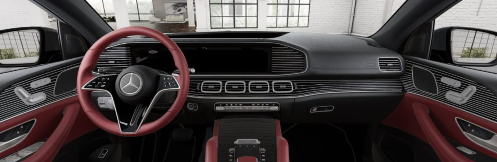 2026 Mercedes-Benz GLE Coupe steering wheel and dashboard