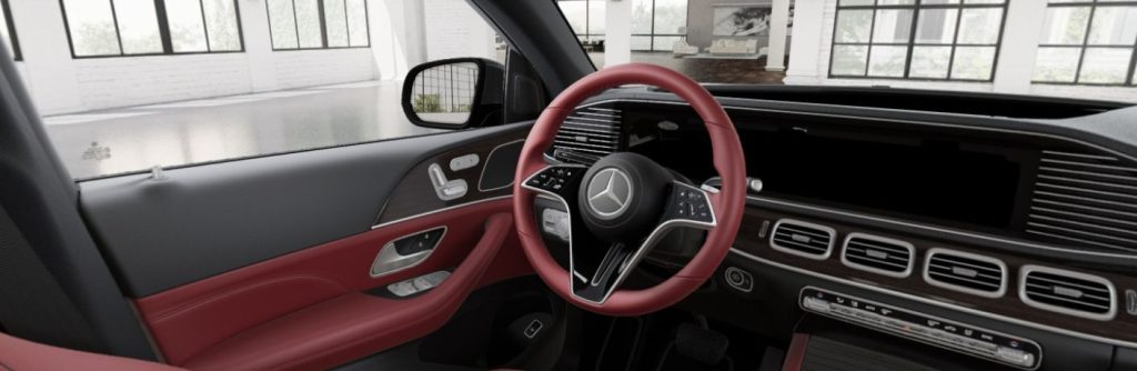 2026 Mercedes-Benz GLE Coupe red steering wheel