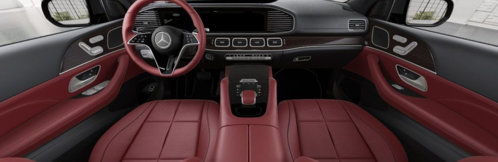 GLE Coupe red seats view