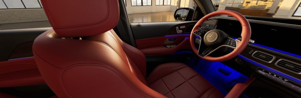 driver's seat of the GLE model