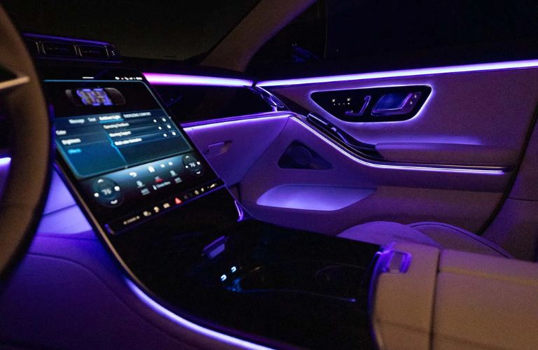 2026 Mercedes-Benz S-Class ambient lighting, a luxury vehicle feature