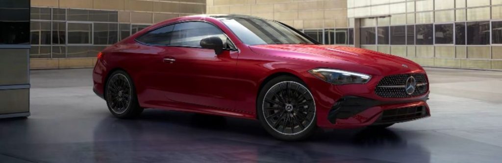 2026 Mercedes-Benz CLE Coupe with red paint