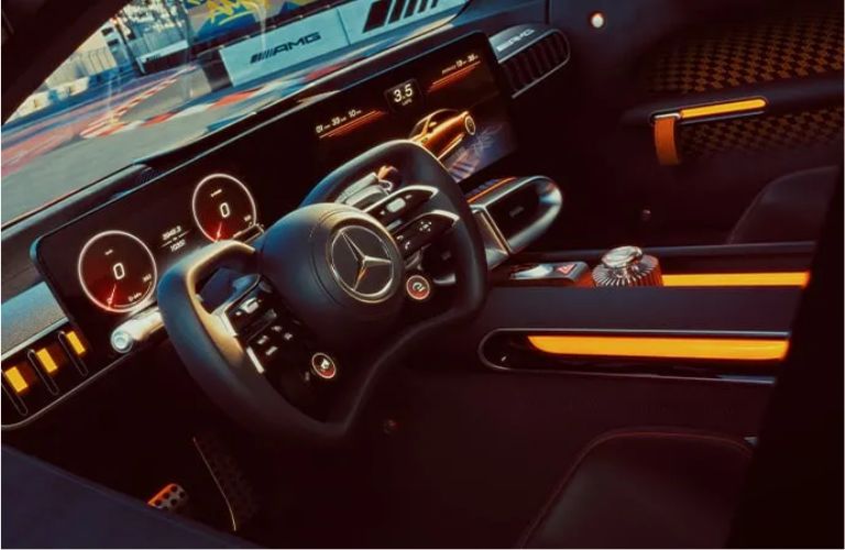 Mercedes-Benz CONCEPT AMG® GT XX interior front dash