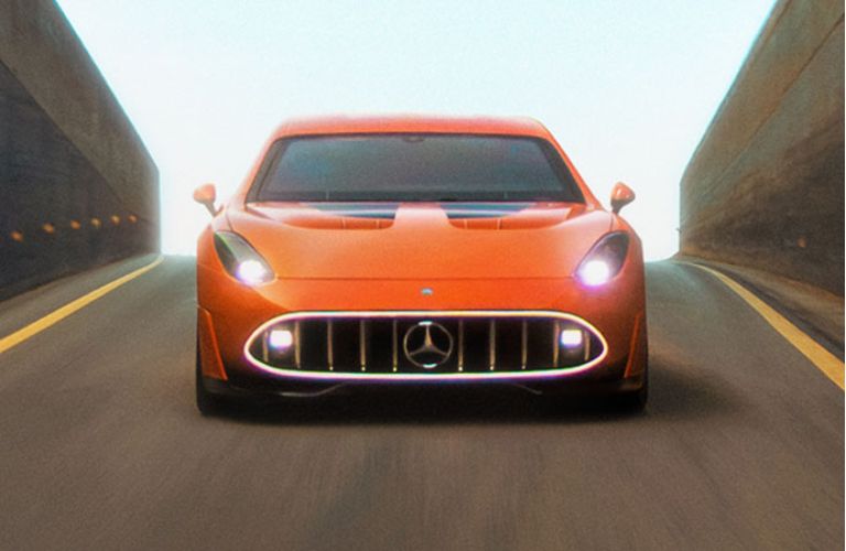 Mercedes-Benz CONCEPT AMG® GT XX exterior front view