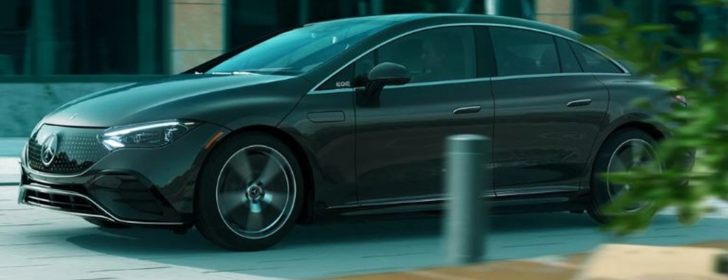 2026 Mercedes-Benz EQE side view close up