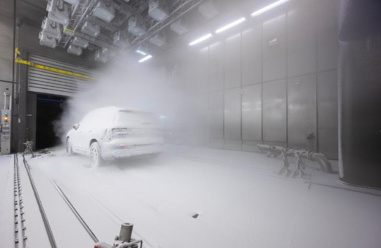 cold weather testing of the 2026 Mercedes-Benz GLB