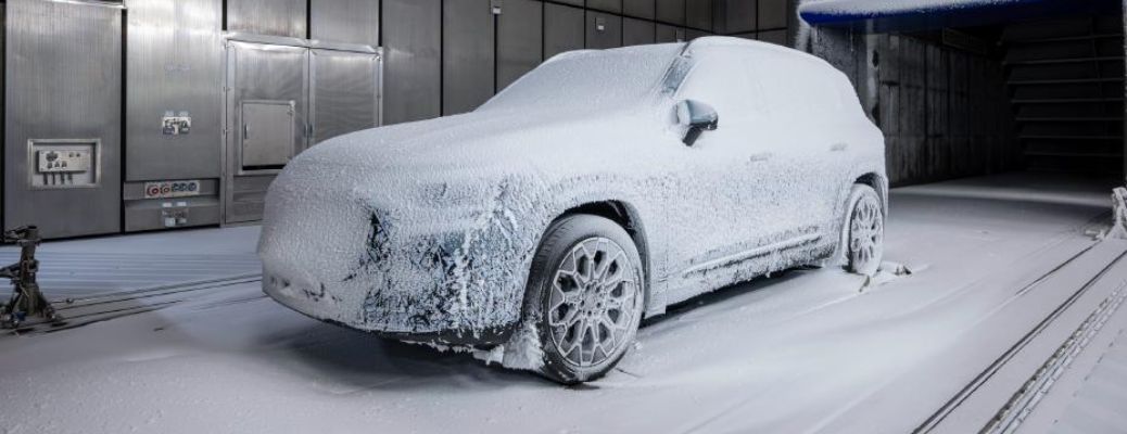 cold weather testing of the 2026 Mercedes-Benz GLB