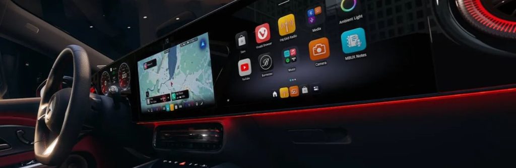 2026 Mercedes-Benz CLA EV touchscreen display