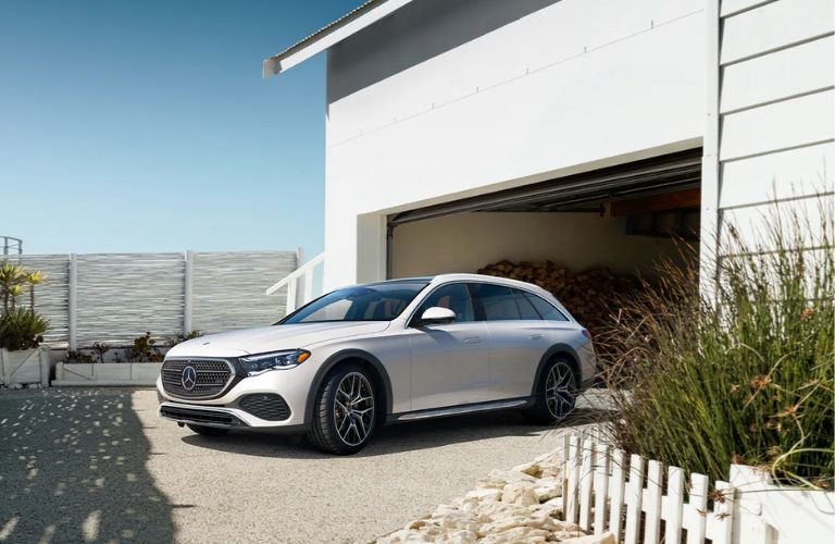 Test Drive the 2026 Mercedes-Benz E-Class AMG® E 53 E 4MATIC+® Wagon exterior front side view