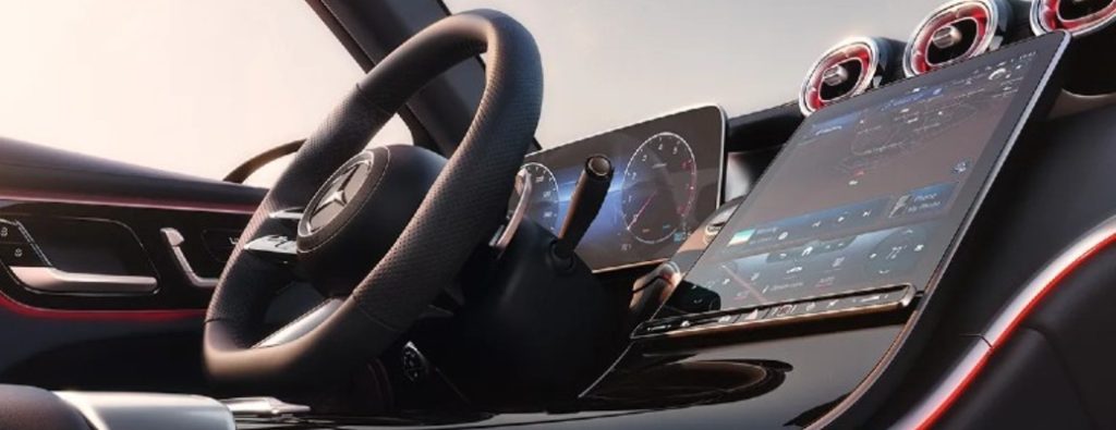 2026 Mercedes-Benz GLC steering wheel side view