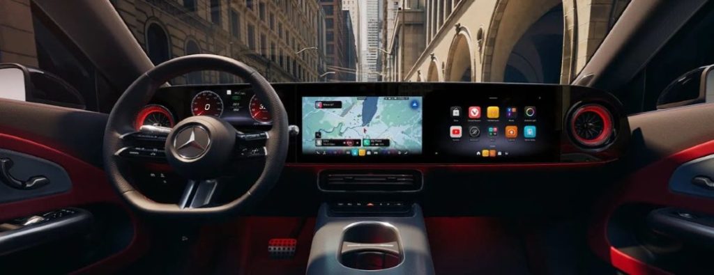 2026 Mercedes-Benz CLA with EQ Technology front dashboard