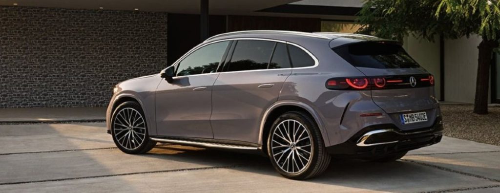 2027 Mercedes-Benz GLC side and rear view