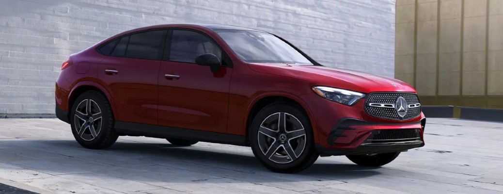 2026 Mercedes-Benz GLC Coupe front and side view