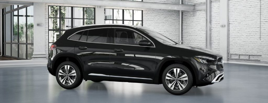 2026 Mercedes-Benz GLA side view indoors