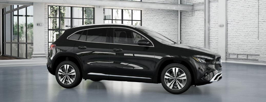 2026 Mercedes-Benz GLA side view indoors