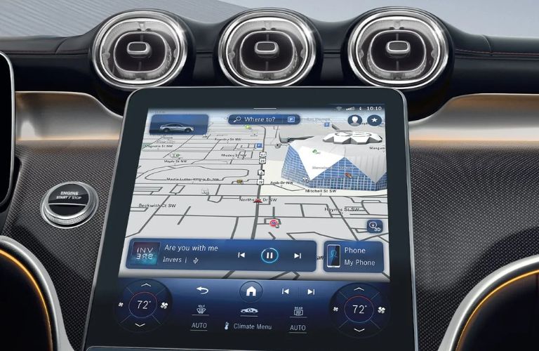 2026 Mercedes-Benz GLC Coupe touchscreen