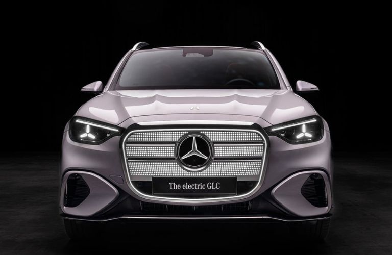 2027 Mercedes-Benz GLC front view on black